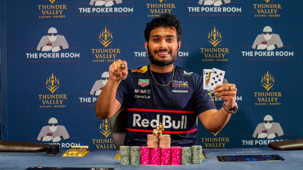 MANJUNATH MULINTI CLAIMS THUNDER VALLEY WSOP CIRCUIT MAIN EVENT TITLE